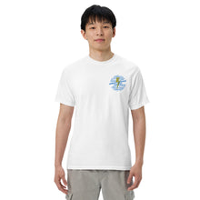 Load image into Gallery viewer, Old School Globe - White Men’s Heavyweight T-shirt