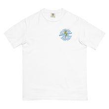 Load image into Gallery viewer, Old School Globe - White Men’s Heavyweight T-shirt