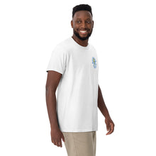 Load image into Gallery viewer, Old School Globe - White Men’s Heavyweight T-shirt