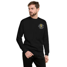 Load image into Gallery viewer, Old School Globe - Gold Bolt - Unisex Premium Sweatshirt