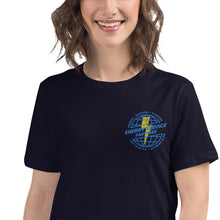 Load image into Gallery viewer, Old School Globe - Women's Relaxed T-Shirt