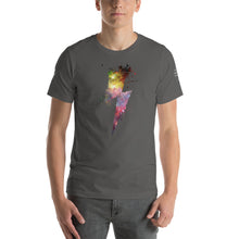 Load image into Gallery viewer, Unisex t-shirt - Cosmic Paint Bolt