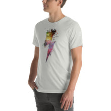 Load image into Gallery viewer, Unisex t-shirt - Cosmic Paint Bolt