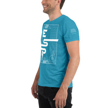 Load image into Gallery viewer, Short-Sleeve Unisex T-Shirt - ESP Deconstructed Topographic Pattern