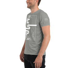 Load image into Gallery viewer, Short-Sleeve Unisex T-Shirt - ESP Deconstructed Topographic Pattern