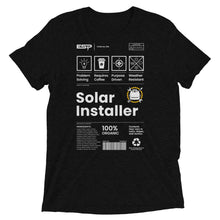 Load image into Gallery viewer, Short-Sleeve Unisex T-Shirt - MADE OF: Solar Installer