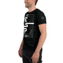 Load image into Gallery viewer, Short-Sleeve Unisex T-Shirt - ESP Deconstructed Topographic Pattern