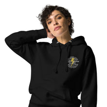 Load image into Gallery viewer, Old School Globe - Gold Bolt - Unisex Hoodie
