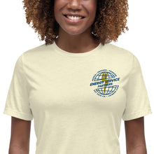 Load image into Gallery viewer, Old School Globe - Light Colored Women&#39;s Relaxed T-Shirt
