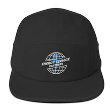 Load image into Gallery viewer, ESP Camper Cap 5-Panel Hat - Old School Globe in White
