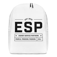 ESP Minimalist White Backpack - Old School