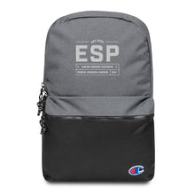 Load image into Gallery viewer, ESP Embroidered Champion Backpack - Old School
