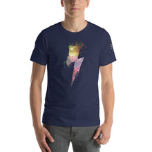 Load image into Gallery viewer, Unisex t-shirt - Cosmic Paint Bolt

