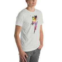 Load image into Gallery viewer, Unisex t-shirt - Cosmic Paint Bolt
