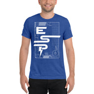 Short-Sleeve Unisex T-Shirt - ESP Deconstructed Topographic Pattern