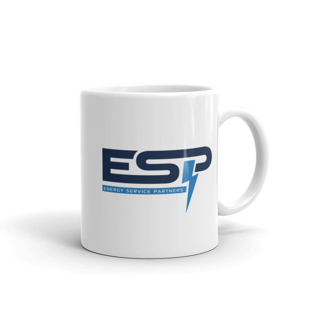 ESP White glossy mug - Cali Bear