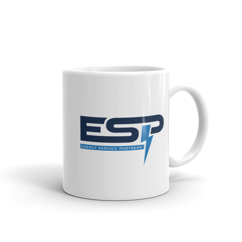 ESP White glossy mug - Optical Illusion